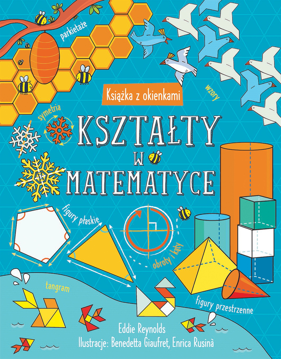 Kształty w matematyce. Książka z okienkami Wydawnictwo Olesiejuk